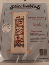 Stitchables Miniature Bell Pull Collection Country Home Cupboard Kit 720... - $19.99