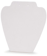 Folding Jewelry Stand 7.25 Inches White Velvet - £14.69 GBP