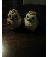 Pair Of Ceramic Owl Salt And Pepper Shakers ~Beautiful Detail~ - $4.99