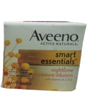 1-Aveeno Active Naturals Smart Essentials Nighttime Moisture Infusion 1.7 oz - £29.58 GBP