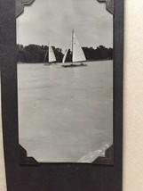Vintage Original Sailboat “Racing  at the Lake” Photo . Collectible - £3.09 GBP