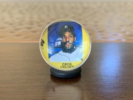 Very Nice! Vintage Cecil Fielder Detroit Tigers Baseball Marble Old Antique Toy - £6.70 GBP