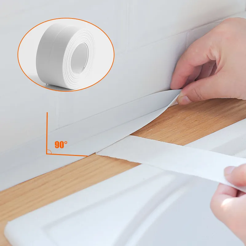 Play PVC Waterproof Wall Sticker Self Adhesive Sink Stove Crack Strip Kitchen Ba - £23.12 GBP