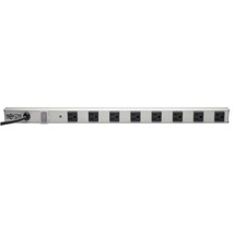 Tripp Lite 8 Outlet Power Strip with Surge Suppression, 6ft. Cord, Metal, 24 in. - £84.34 GBP