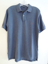 Ralph Lauren Mens Polo Shirt Size S Slate Blue Heather Pony Logo Shirt $90 Value - £11.50 GBP