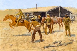 The Coming and Going of The Pony Express by Frederic Remington Giclee Ships Free - £30.71 GBP+