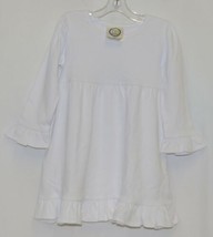 Blanks Boutique White Long Sleeve Empire Waist Ruffle Dress Size 18M - $14.99