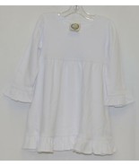 Blanks Boutique White Long Sleeve Empire Waist Ruffle Dress Size 18M - £11.85 GBP