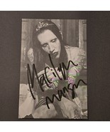Marilyn Manson signed Sticker, Original, Vintage, Great Gifts - $920.77 MXN