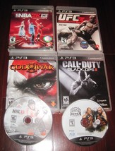 PS3 Video Game Games UFC Call of Duty NBA God WAR Empty Case LOT plus 2 ... - $24.99