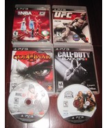 PS3 Video Game Games UFC Call of Duty NBA God WAR Empty Case LOT plus 2 ... - $24.99