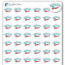 54 Fun Vinyl Stickers (1/2”) Dentist  Appointment Planner  - £6.77 GBP