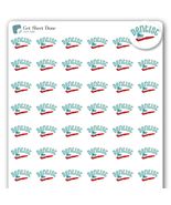 54 Fun Vinyl Stickers (1/2”) Dentist  Appointment Planner  - $8.58