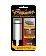 Gordon Glass® Door Guardian TGSL-W Guardian Stick-On Safety Lock - $27.37 CAD