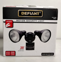 Defiant 180 Degree Black Motion-Sensing Outdoor Security Light (DF-5416-... - £23.40 GBP