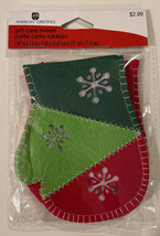 American Greetings Gift Card Holder Christmas Mittens - Pack Of 2 Holiday - $3.20