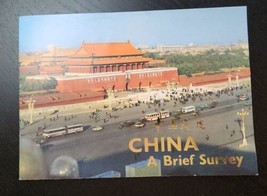 Vintage 1960s-70s China a Brief Survey-Brochure Featuring Tian An Men, B... - $24.74