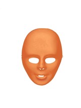 Forum 71517 Colored Face Mask Party Supplies, Standard, Orange (Pack of 12) - £24.17 GBP