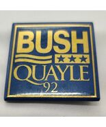Vintage 1992 Bush - Quayle Political Republican 1.5&quot; Pin - €7,72 EUR