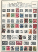 GERMANY 1872-1920 Very Fine Used Stamps Hinged on list - £8.46 GBP