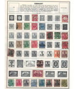 GERMANY 1872-1920 Very Fine Used Stamps Hinged on list - £8.29 GBP