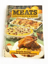 Vintage 1980s Home Eco Teachers Meats Including Poultry Seafood Recipes Cookbook - £7.32 GBP