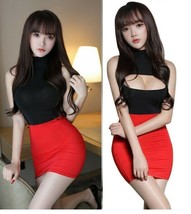Sexy Lingerie Hollow Out Bodycon Dress Slim Tight One Piece Mini Dresses... - $11.69