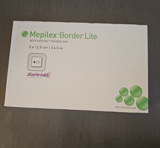 Mepilex Border Flex Lite W/Safetac Technology  5cm x 12.5cm Dressing 5 Pack - £11.82 GBP