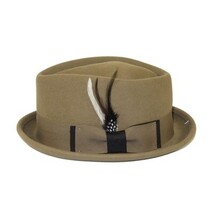 Men's Broner Wool Hat diamond Crown Fedora THE AVENUE 73-4609 Moss image 4