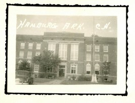 Vintage Real Photo Postcard RPPC Hamburg, Arkansas Court House M13 - £7.65 GBP