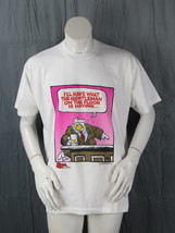 Vintage Graphic T-shirt - Drunk Bird Cartoon by Jeff Macnelly - Mens Extra Large - £52.77 GBP