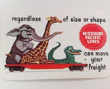 1954 Missouri Pacific Lines Railroad Train Pocket Wallet Size Calendar NM - £7.85 GBP