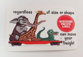 1954 Missouri Pacific Lines Railroad Train Pocket Wallet Size Calendar NM - £7.74 GBP