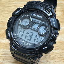 Armitron Digital Quartz Watch 40/8393 Men 50m Black Alarm Chrono New Battery - £13.93 GBP