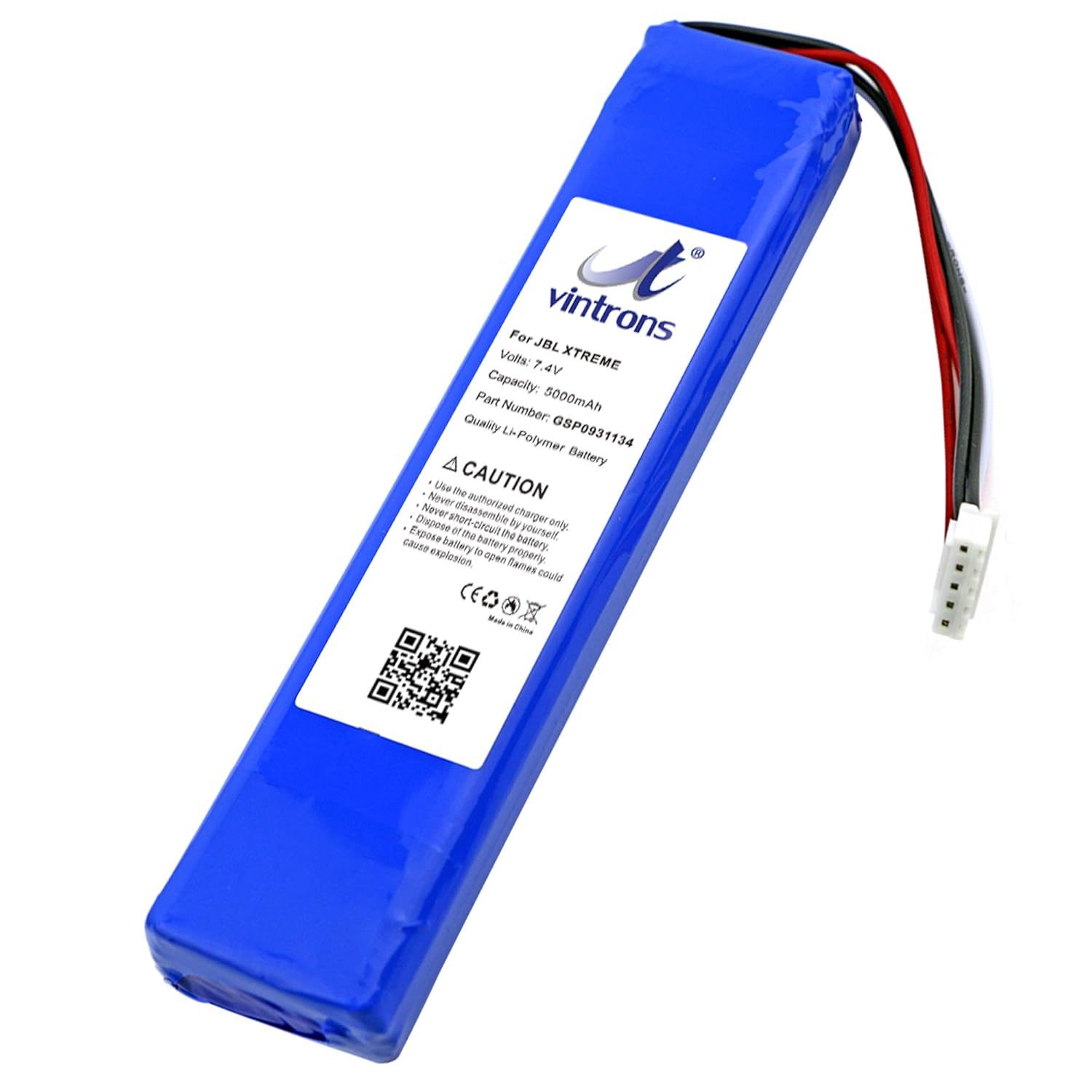 VINTRONS GSP0931134 Battery for JBL Xtreme, JBLXTREME, JBL GSP0931134, (7.4V, 50