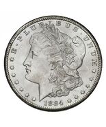 1884-CC Plateado Morgan Dólar En Elección Bu Estado, Excelente Ojo Appeal - $524.69