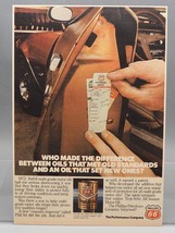 Vintage Magazine Ad Print Design Advertising Phillips 66 Motor Oil - $29.44