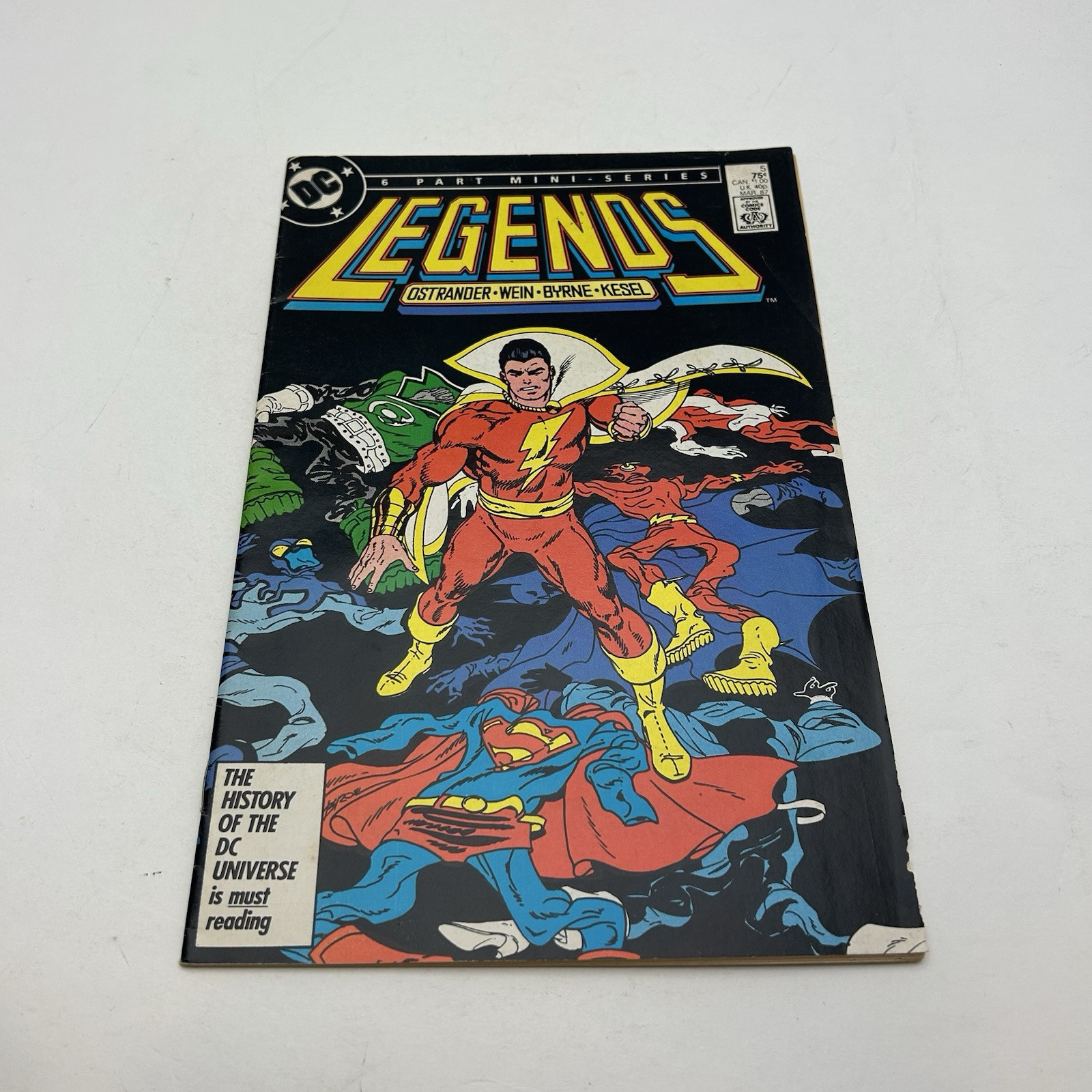 LEGENDS Comic - No 5 - Date 03/1987 - DC Comic&#39;s - $5.51