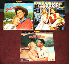 Like New! Lot of 3 R&amp;H Musicals on WS Remastered Laser Disc; &#39;OKLAHOMA&#39; Sealed - £14.05 GBP