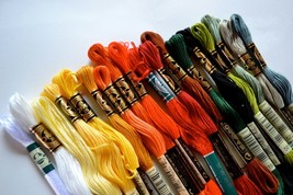 SALE! DMC FLOSS ASSORTMENT - 100 Colors Genuine Made in France, FREE SHIP - £46.73 GBP