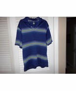 PGA Tour Pro Series blue striped shirt size M Excellent condition - $19.11 CAD