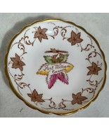Fort William Canada Royal Chelsea Eng. Bone China 4&quot; Plate Dish Bowl Gol... - £7.77 GBP