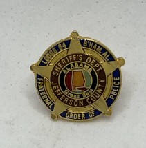 Birmingham Alabama Jefferson County Fraternal Order Of Police Lapel Hat Pin - £11.53 GBP