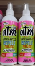 2X ATM REPELE PIOJOS Y DESENREDANTE HAIR DETANGLER - 2 of 300ml EACH - F... - $23.21