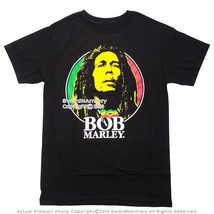 Black Bob Marley Rastafa Licensed T-shirt Small Size - £10.15 GBP