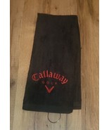 Callaway Embroidered Golf Towel 16x26 Black  - £13.39 GBP