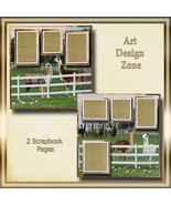 Curious Llamas on a Farm Scrapbook Pages - €14,87 EUR