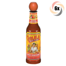 6x Bottles Cholula Sweet Habanero Hot Sauce | Habanero &amp; Pineapple Flavor | 5oz - £32.01 GBP