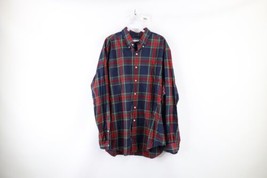 Vintage 90s Ralph Lauren Mens XL Classic Fit Faded Collared Button Shirt Plaid - $34.60