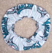 Florida Marlins Hair Scrunchie Scrunchies by Sherry MLB Baseball Ponytail - £5.47 GBP